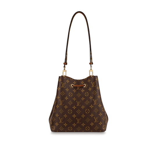 Monogram Canvas and Leather Handbag NeoNoe - Crossbody Bucket Bag