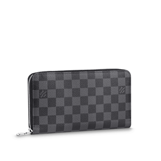 Zippy Organizer Damier Graphite Canvas Leather Wallet - Leather Men's Wallet - Bagsfits
