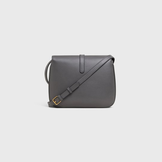 Anthracite Medium Tabou In Smooth Calfskin - Leather Women's Handbag - Bagsfits
