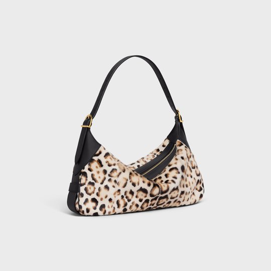 Natural Medium Romy In Pony Calfskin And Calfskin - Leather Women's Handbag - Bagsfits