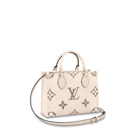 Bicolour Monogram Empreinte Onthego Pm Tote Bag - Leather Women's Handbag