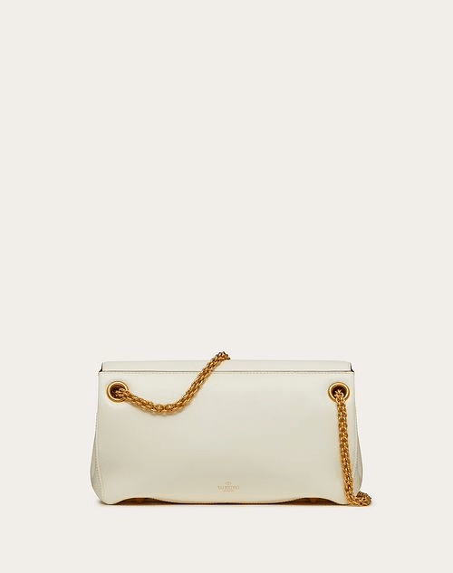 Stud Sign Nappa Shoulder Bag - Leather Women's Handbag - Bagsfits