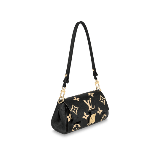Bicolour Monogram Empreinte Favourite Bag - Leather Women's Handbag - Bagsfits