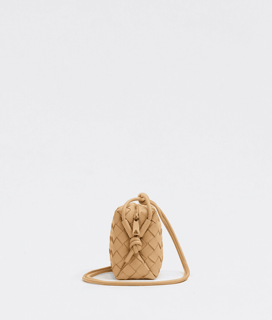 Almond Loop Leather Bag - Leather Women's Handbag - Bagsfits