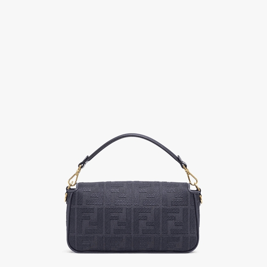 Baguette Canvas Bag - Leather Women's Handbag - Bagsfits