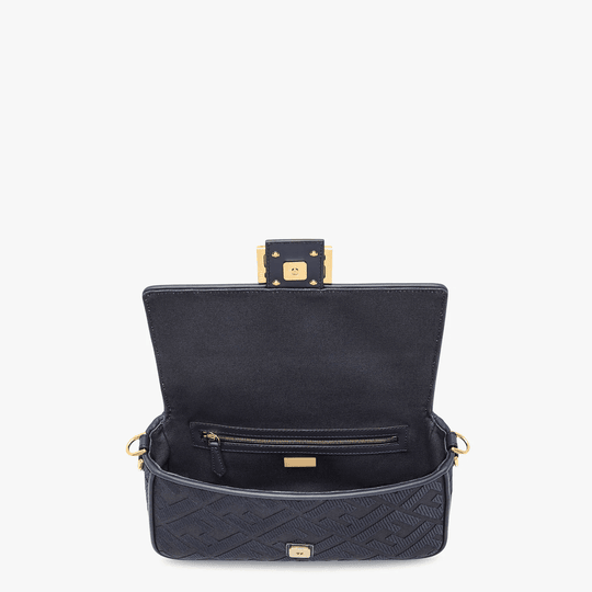 Baguette Canvas Bag - Leather Women's Handbag - Bagsfits