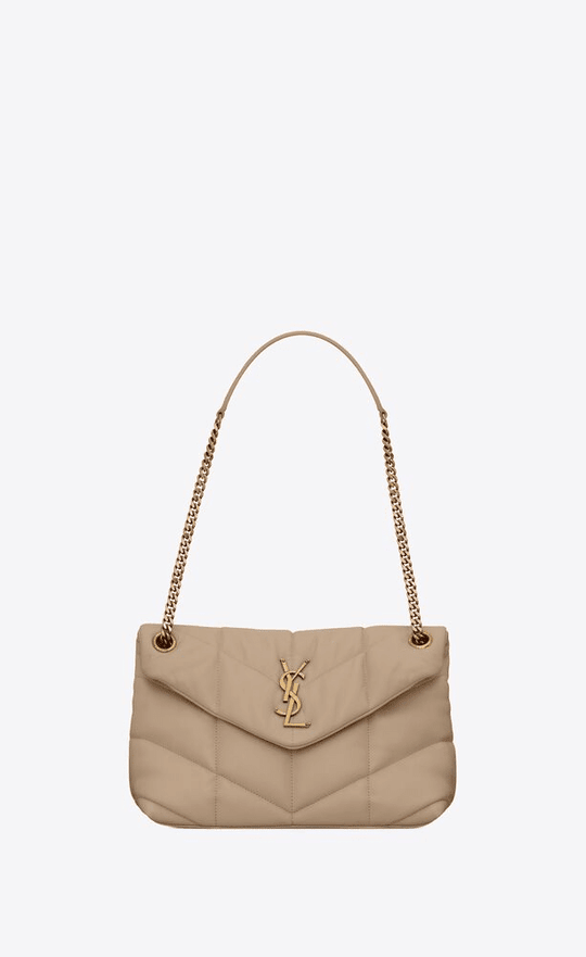 Puffer Small Bag In Quilted Lambskin Leather Bag - Leather Women's Handbag - Bagsfits
