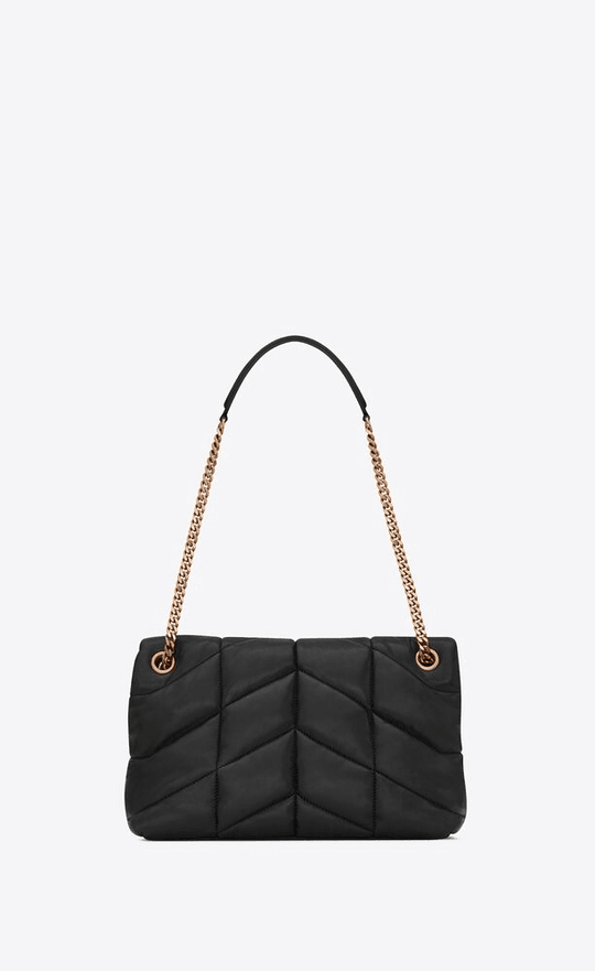 Puffer Small Bag In Quilted Lambskin Leather Bag - Leather Women's Handbag - Bagsfits