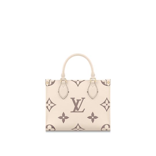Bicolour Monogram Empreinte Onthego Pm Tote Bag - Leather Women's Handbag