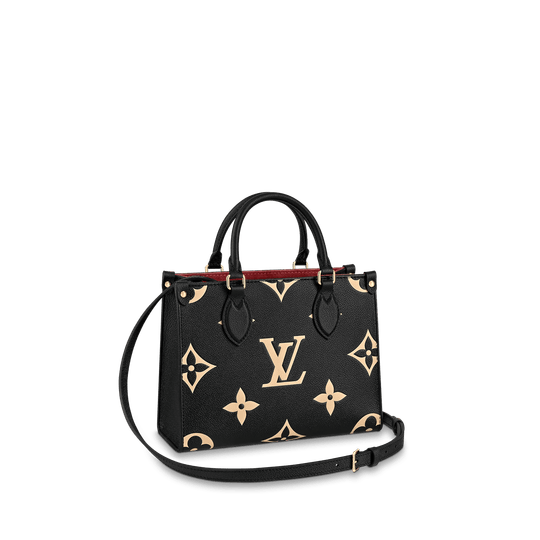 Bicolour Monogram Empreinte Onthego Pm Tote Bag - Leather Women's Handbag
