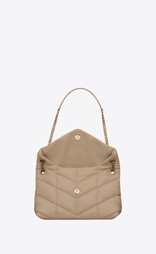 Puffer Small Bag In Quilted Lambskin Leather Bag - Leather Women's Handbag - Bagsfits