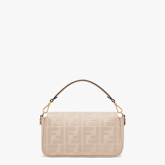 Baguette Canvas Bag - Leather Women's Handbag - Bagsfits