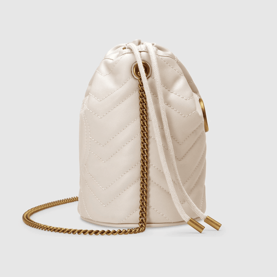GG Marmont Mini Bucket Bag - Leather Women's Handbag - Bagsfits