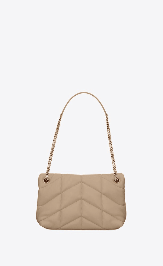 Puffer Small Bag In Quilted Lambskin Leather Bag - Leather Women's Handbag - Bagsfits