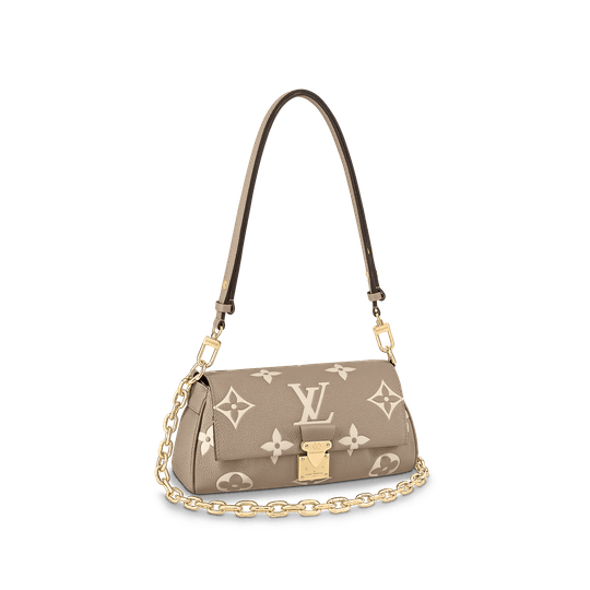 Bicolour Monogram Empreinte Favourite Bag - Leather Women's Handbag - Bagsfits