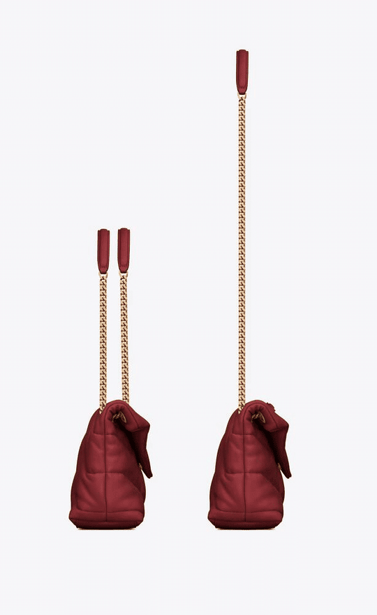 Puffer Small Bag In Quilted Lambskin Leather Bag - Leather Women's Handbag - Bagsfits