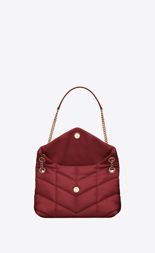 Puffer Small Bag In Quilted Lambskin Leather Bag - Leather Women's Handbag - Bagsfits