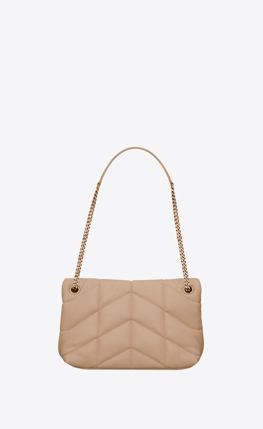 Puffer Small Bag In Quilted Lambskin Leather Bag - Leather Women's Handbag - Bagsfits