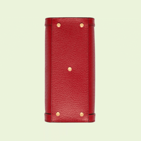 Red Diana Mini Tote Bag - Leather Women's Handbag - Bagsfits
