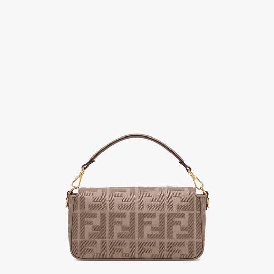 Baguette Canvas Bag - Leather Women's Handbag - Bagsfits