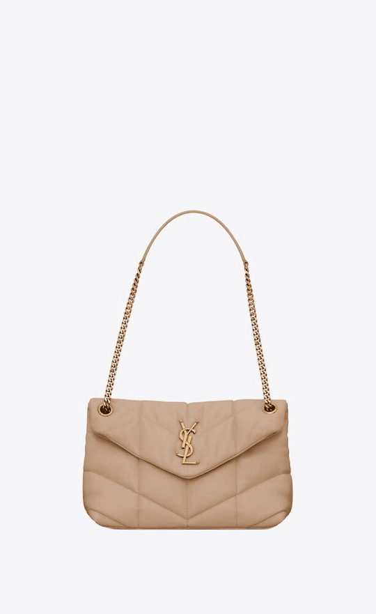 Puffer Small Bag In Quilted Lambskin Leather Bag - Leather Women's Handbag - Bagsfits