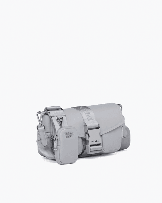Prd Pocket Nylon And Brushed Leather Bag - Leather Women's Handbag