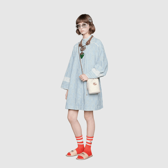 GG Marmont Mini Bucket Bag - Leather Women's Handbag - Bagsfits