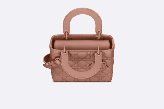 Blush Ultramatte Cannage Calfskin Small Lady ABCDior Bag - Leather Women's Handbag - Bagsfits