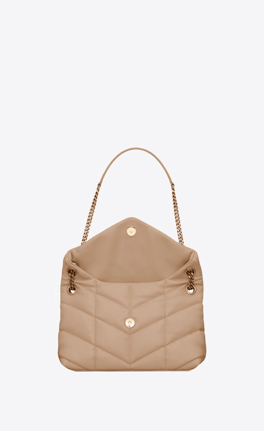 Puffer Small Bag In Quilted Lambskin Leather Bag - Leather Women's Handbag - Bagsfits