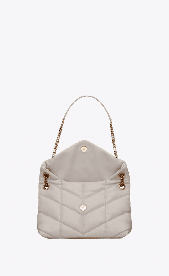 Puffer Small Bag In Quilted Lambskin Leather Bag - Leather Women's Handbag - Bagsfits