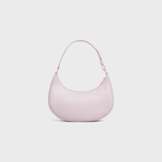 Lavender Grey Ava Bag In Smooth Calfskin - Leather Women's Handbag - Bagsfits