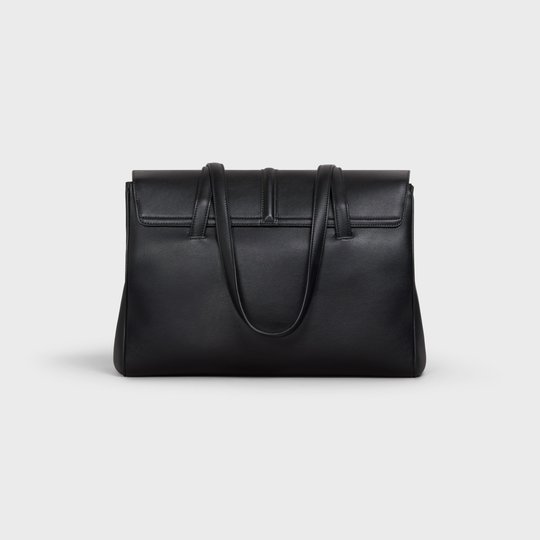 Black Medium Soft 16 Bag In Smooth Calfskin - Leather Women's Handbag - Bagsfits