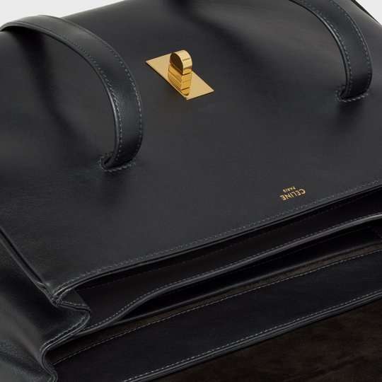 Black Medium Soft 16 Bag In Smooth Calfskin - Leather Women's Handbag - Bagsfits