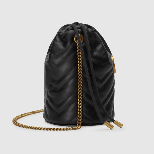 GG Marmont Mini Bucket Bag - Leather Women's Handbag - Bagsfits