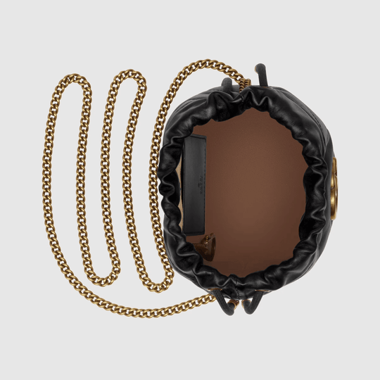 GG Marmont Mini Bucket Bag - Leather Women's Handbag - Bagsfits