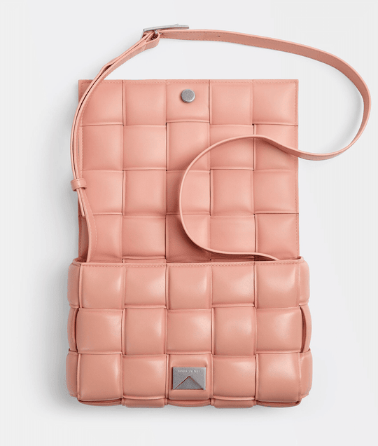 Peachy Padded Cassette Leather Bag - Leather Women's Handbag - Bagsfits