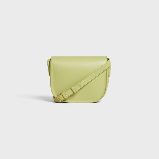 Light Jade Folco Cuir Triomphe In Smooth Calfskin - Leather Women's Handbag - Bagsfits