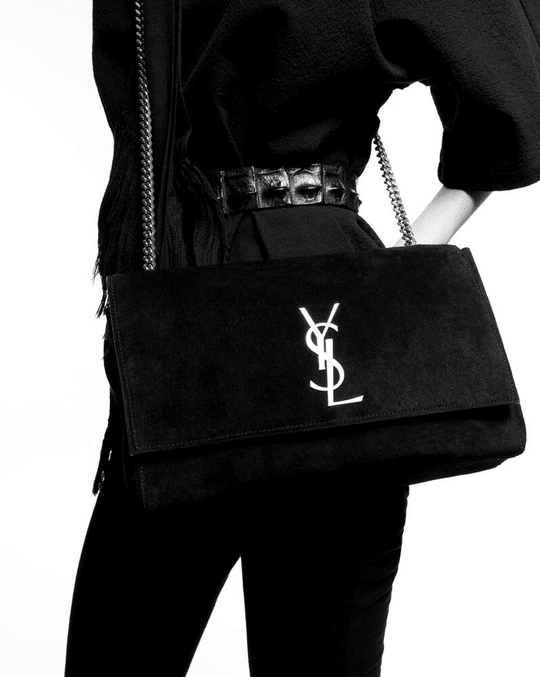 Kate Medium Reversible In Suede And Smooth Leather Bag - Leather Women's Handbag - Bagsfits