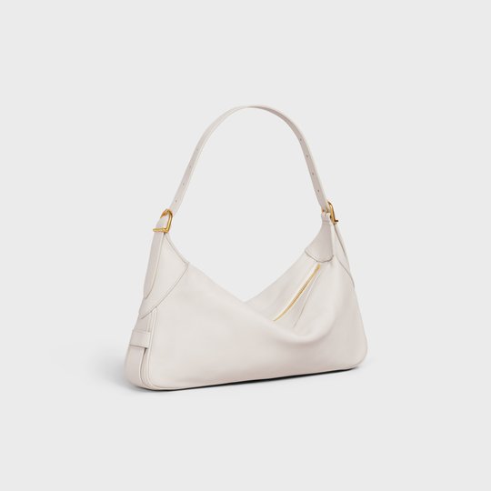 Rice Medium Romy In Supple Calfskin - Leather Women's Handbag - Bagsfits