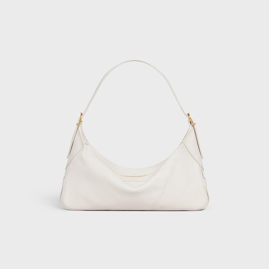 Rice Medium Romy In Supple Calfskin - Leather Women's Handbag - Bagsfits