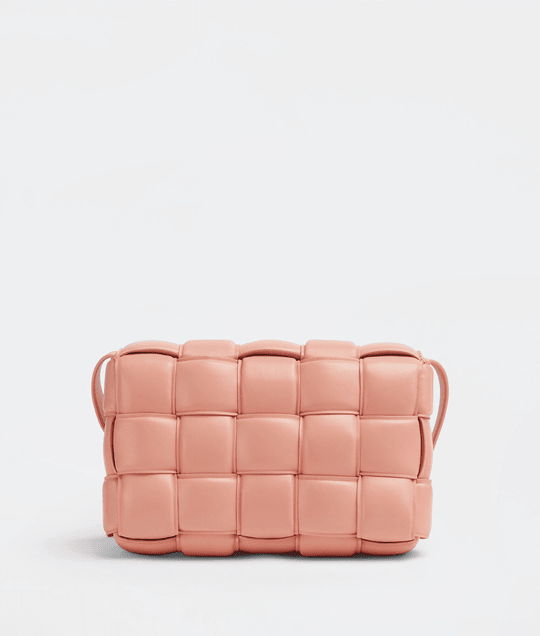 Peachy Padded Cassette Leather Bag - Leather Women's Handbag - Bagsfits