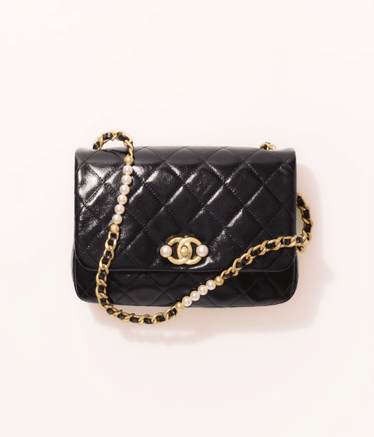 Calfskin Small Flap Bag- Leather Women's Handbags - Bagsfits