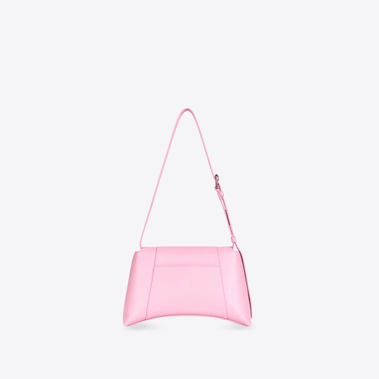 Downtown Medium Shoulder Bag In Pink - Leather Women's Handbag - Bagsfits