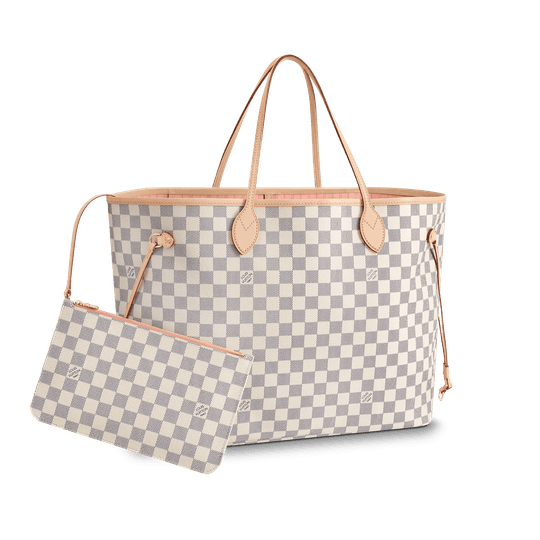 Damier Azur Canvas Neverfull GM - Women's Handbags