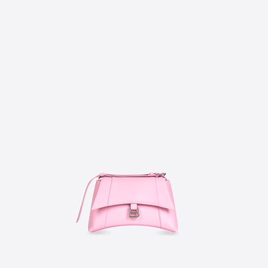 Downtown Medium Shoulder Bag In Pink - Leather Women's Handbag - Bagsfits