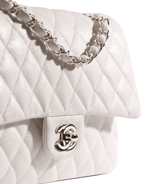 Grained Shiny Calfskin Classic Handbag - Leather Women's Handbags - Bagsfits