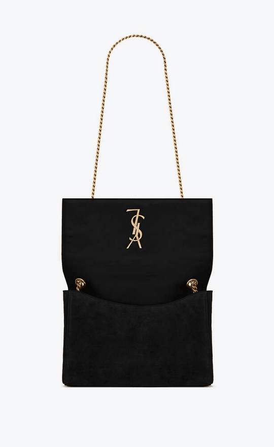 Kate Medium Reversible In Suede And Smooth Leather Bag - Leather Women's Handbag - Bagsfits