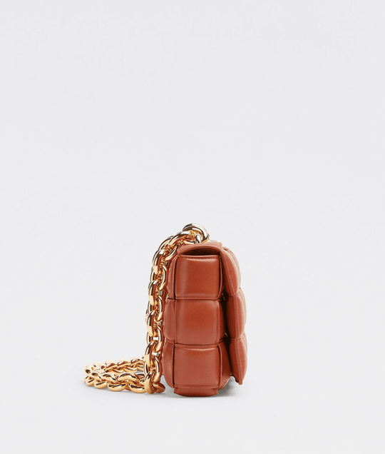 Maple Chain Cassette Leather Bag - Leather Women's Handbag - Bagsfits