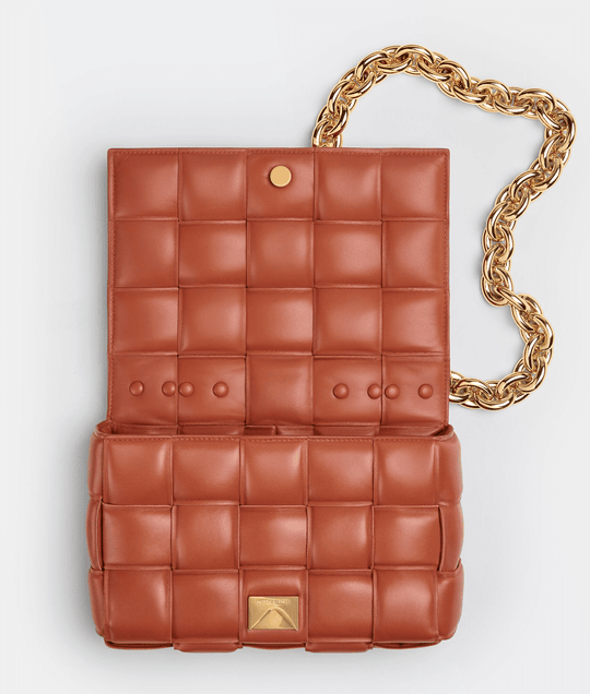 Maple Chain Cassette Leather Bag - Leather Women's Handbag - Bagsfits
