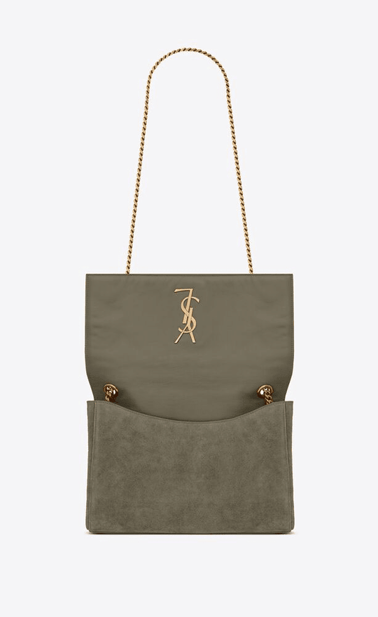 Kate Medium Reversible In Suede And Smooth Leather Bag - Leather Women's Handbag - Bagsfits